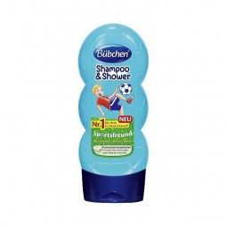 Szampon i żel pod prysznic w jednym, shampoo&shower, sportsfreund - Bubchen, 230 ml