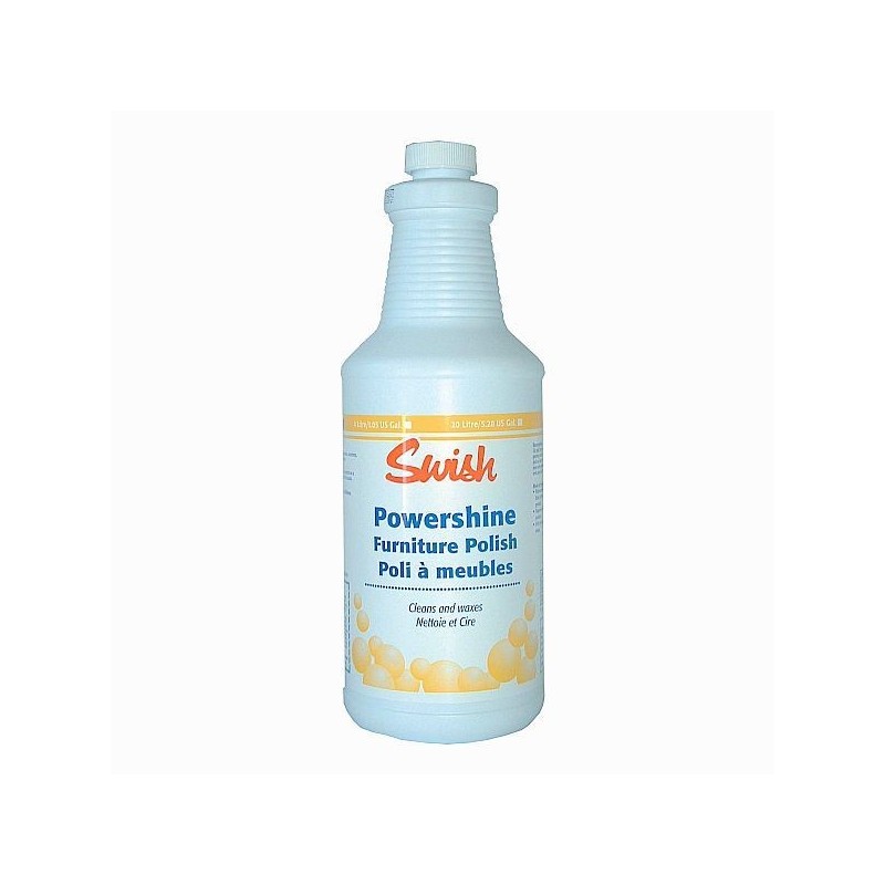 Preparat do czysczenia, nabłyszczania skór, mebli, Powershine - Swish, 946 ml.