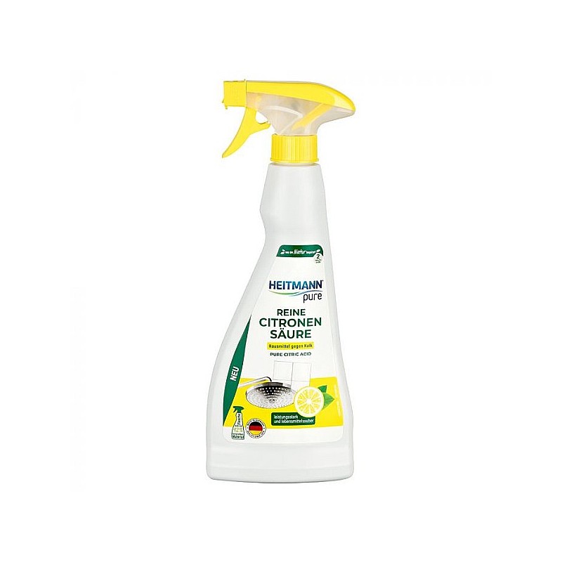 Spray, do kuchni, łazienki, kwas cytrynowy, Reine citronen saure - Heitmann, 500 ml.