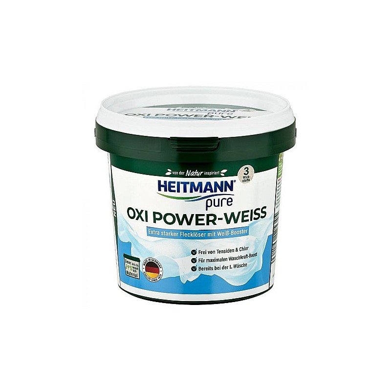 Odplamiacz w proszku do białych ubrań, Oxi Power Weiss - Brauns Heitmann, 500 g