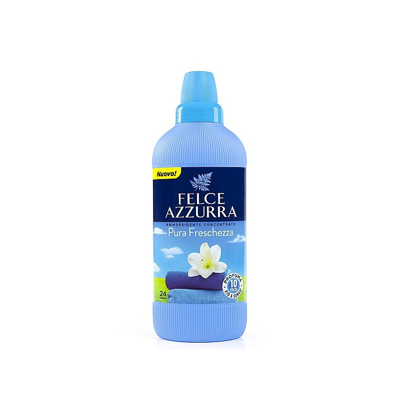 Skoncentrowany, płyn, do płukania, włoski, świeży, Pura Freschezza - Felce Azzurra, 600 ml.