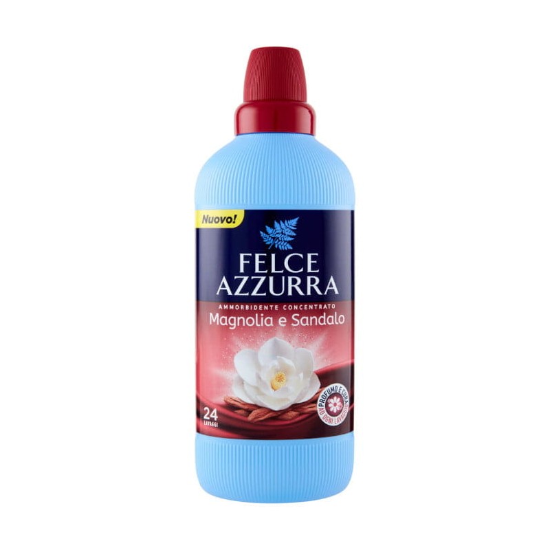 Płyn do płukania, koncentrat z Włoch, magnolia i sandał, sandalo - Felce Azzurra, 600 ml