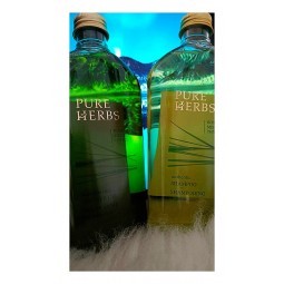 Kosmetyki, hotelowe, szampon, żel pod prysznic, komplet, ziołowych, eko - Pure Herbs, 2x250 ml.