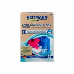 Chusteczki przeciw farbowaniu, wyłapujące kolor - Brauns Heitmann, 20 szt.