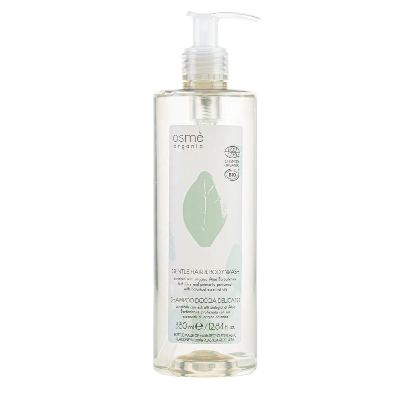Szampon do włosów i żel 2w1, hotelowy, ekologiczny, przywraca równowagę skóry - Osme, 380 ml.