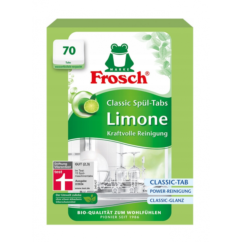 Klasyczne Limonkowe Tabletki do Zmywarki 140 szt. - Skuteczne i Ekologiczne Czyszczenie