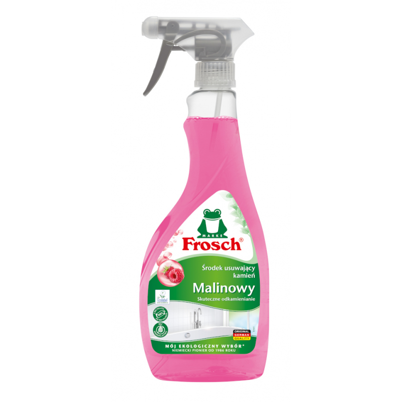 ♻️Ekologiczny Płyn do Czyszczenia Łazienki Usuwający Kamień Malinowy  - FROSCH - 500ml