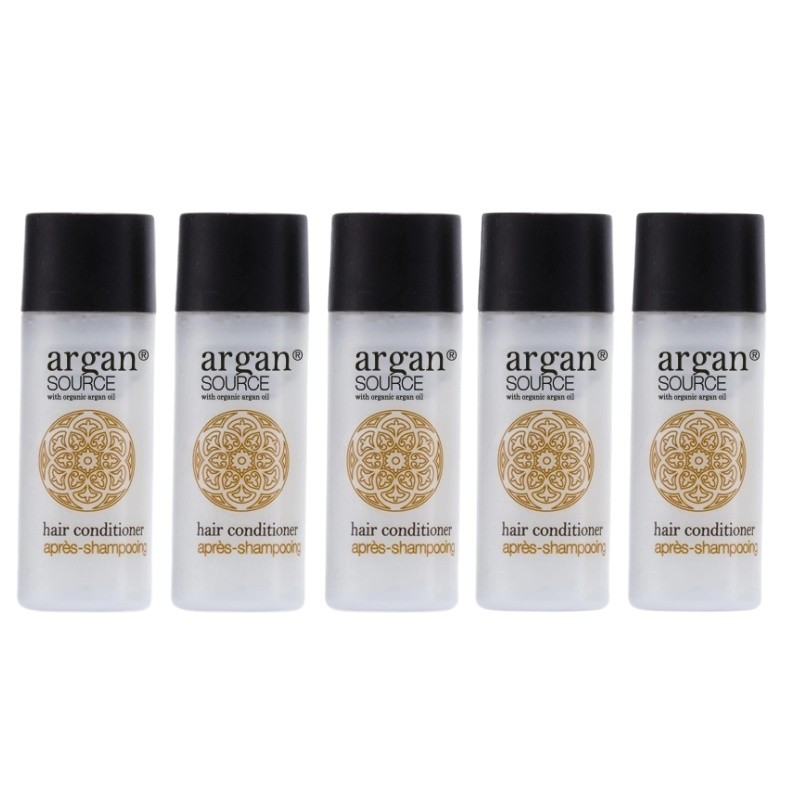 Mini odżywka do włosów,  z olejkiem arganowym, dla niej, dla niego - Argan Source Conditioner​, 5x30 ml.