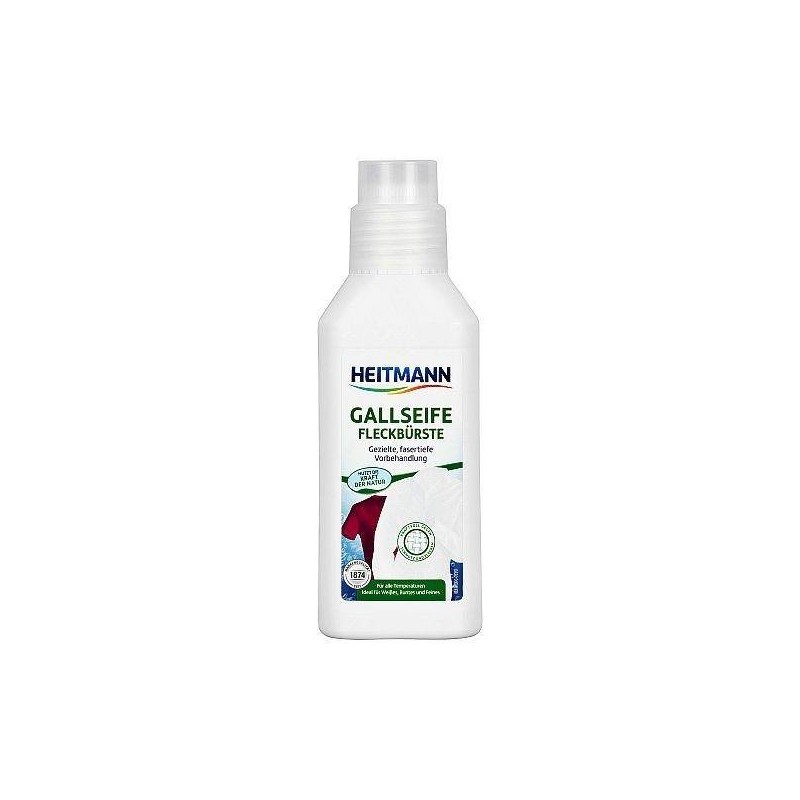 Odplamiacz gallasowy ze szczoteczką, naturalne mydło - Brauns-Heitmann, 250 ml