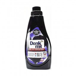 Żel, płyn, do prania, czarnych, ciemnych, rzeczy, ubrań, black sensation - Denkmit, 1000 ml.