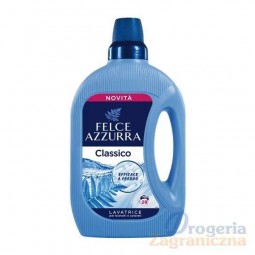 Włoski, płyn, żel, do prania, tkanin białych i kolorowych, Classico, koncentrat - Felce Azzurra, 1560 ml/ 29 prań